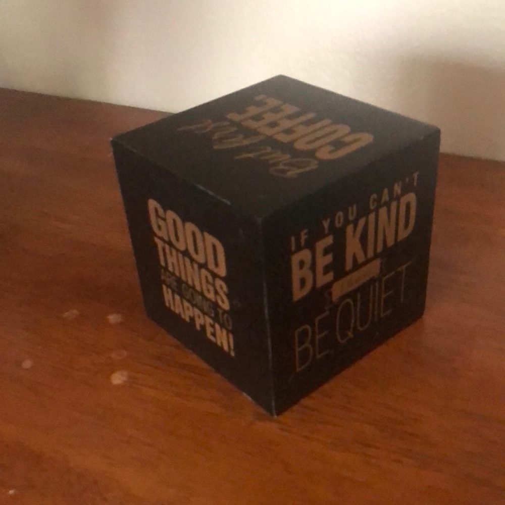 SOLD Quote Desk Cube
